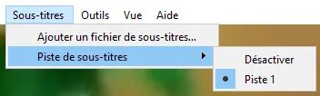 Les sous-titres dans VLC