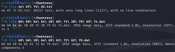 Attached files types